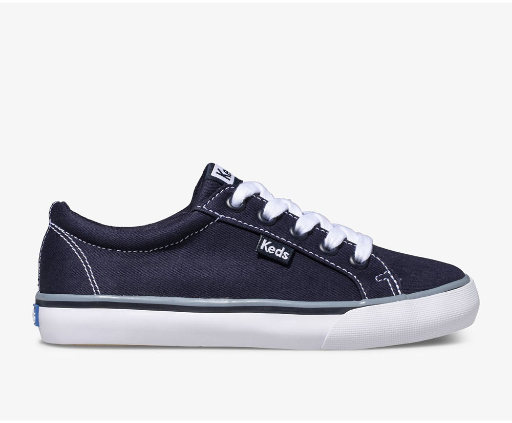 Zapatillas Keds Niños Azul Marino - Jump Kick Lona - 932-DIBNXW